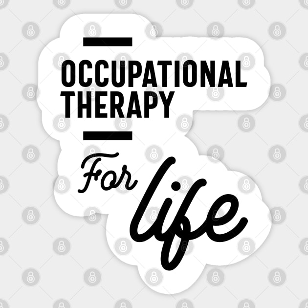 Occupational Therapy Work Job Title Gift Sticker by cidolopez